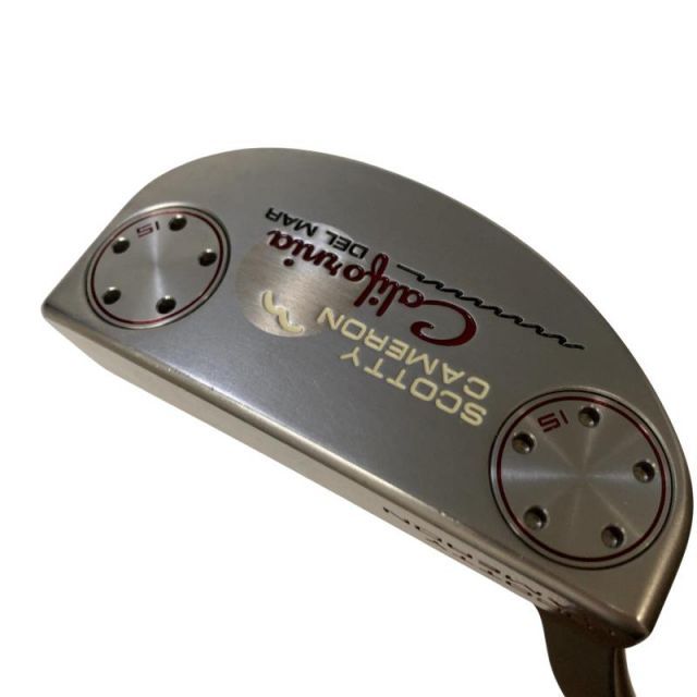 【中古】 タイトリスト SCOTTY CAMERON California DEL MAR 34インチ(15g) レフティ パター PT スチール (フレックスその他) メンズ 男性用 左利き レフティ 左用 Cランク ゴルフクラブ