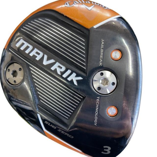 【中古】 キャロウェイ MAVRIK SUBZERO 3W フェアウェイウッド FW Tour AD SZ-5 TypeII(FW) (フレックスSR) メンズ 男性用 右利き 右用 Cランク ゴルフクラブ
