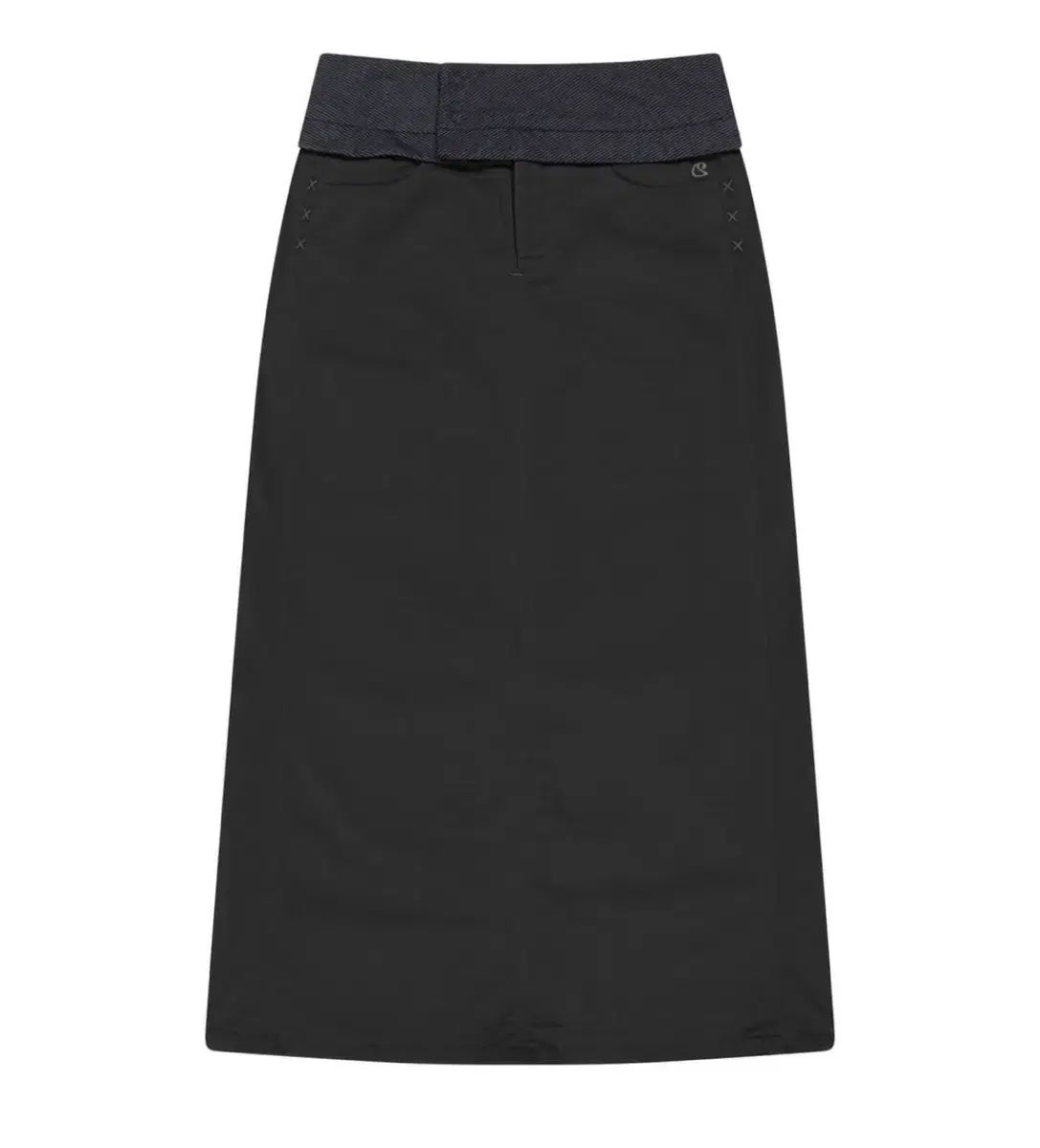 ISSEY MIYAKE イッセイ ミヤケ ウェスト パネル スカート チャコール