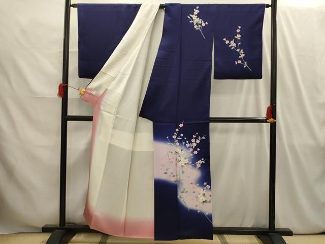 平和屋着物□訪問着 枝花文 暈し染め 正絹 逸品 AABI4157sx - メルカリ