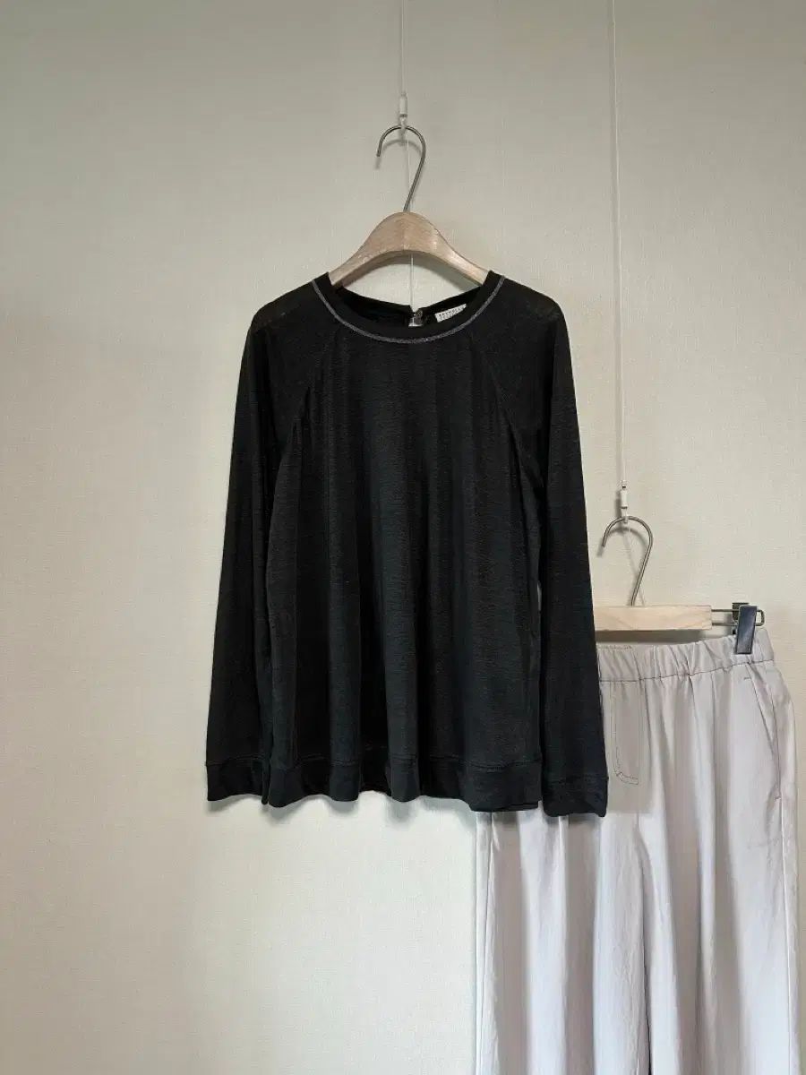 Brunello Cucinelli(ブルネロクチネリ) シルケット ビーズネック トップス