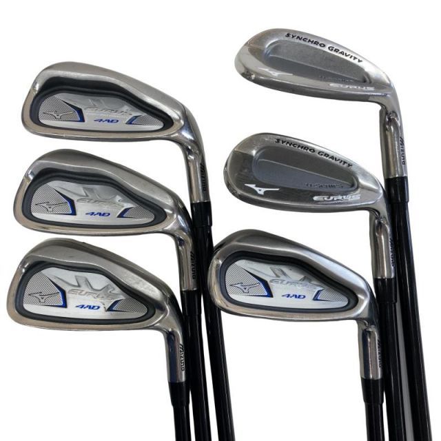 【中古】 ミズノ EURUS 4AD 8S アイアンセット IR EXSAR(EURUS 4AD) (フレックスSR) メンズ 男性用 右利き 右用 Cランク ゴルフクラブ