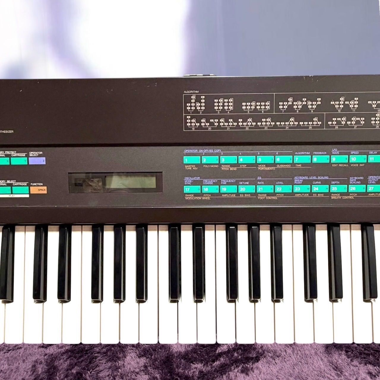 YAMAHA/ヤマハ☆シンセサイザー 61鍵☆DX7II-D/カートリッジ付属 管