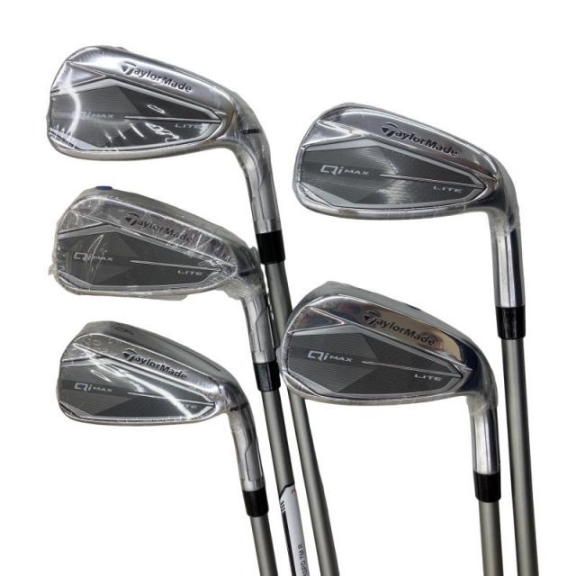 【中古】 テーラーメイド Qi MAX LITE 5S アイアンセット IR AIR SPEEDER TM(Qi35 IR) (フレックスR) メンズ 男性用 右利き 右用 Nランク ゴルフクラブ