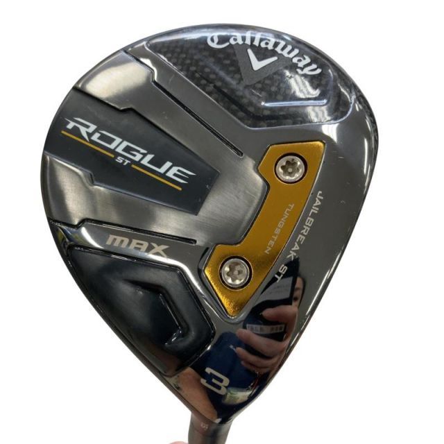【中古】 キャロウェイ ROGUE ST MAX 3W フェアウェイウッド FW 純正特注シャフト (フレックスS) メンズ 男性用 右利き 右用 Cランク ゴルフクラブ