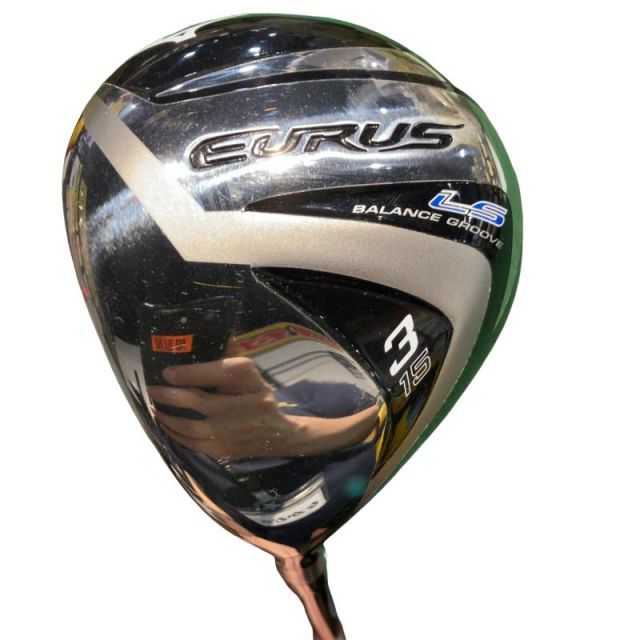 【中古】 ミズノ EURUS LS 3W レフティ フェアウェイウッド FW EXSAR(EURUS LS)フェアウェイ (フレックスR) メンズ 男性用 左利き レフティ 左用 Cランク ゴルフクラブ
