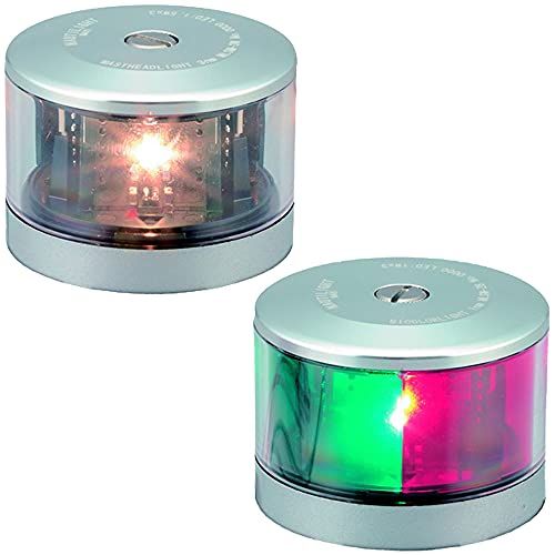 伊吹工業 NAUTILIGHT NAVI 第二種 白灯・両色灯 セット NLSA-2W NLSW-2B 航海灯 船灯 LED 日本小型船舶検査機構 JCI 検定品 船 ボートkk 20b3e8f6