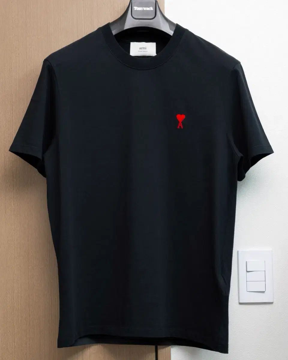 アミ スモールハート Tシャツ ブラック L