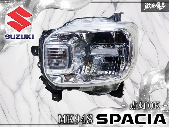 ☆点灯OK☆ SUZUKI スズキ 純正 MK94S スペーシア LED ヘッドランプ ヘッドライト 左 左側 助手席側 KOITO 100-593DM 激安魔王