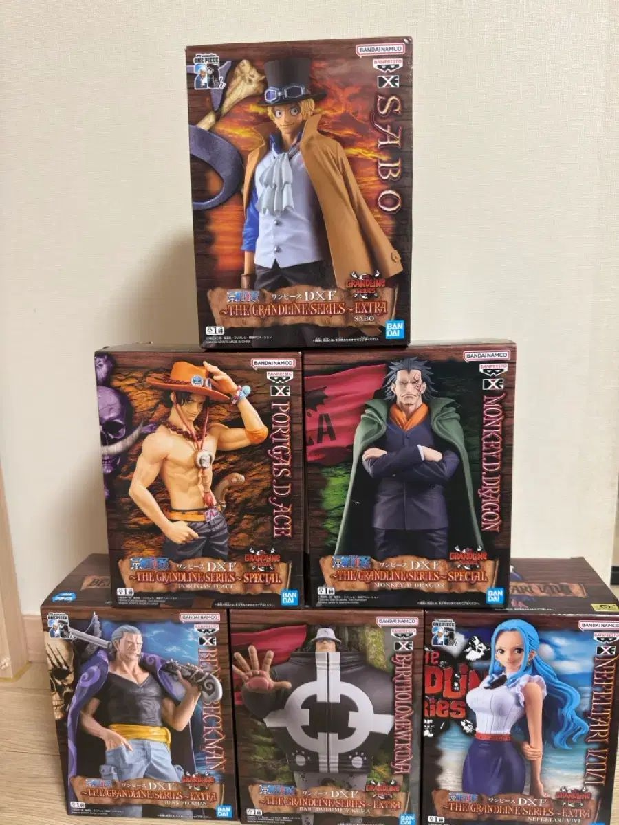 ONE PIECE フィギュア DXF Grandline シリーズ 6種 まとめ