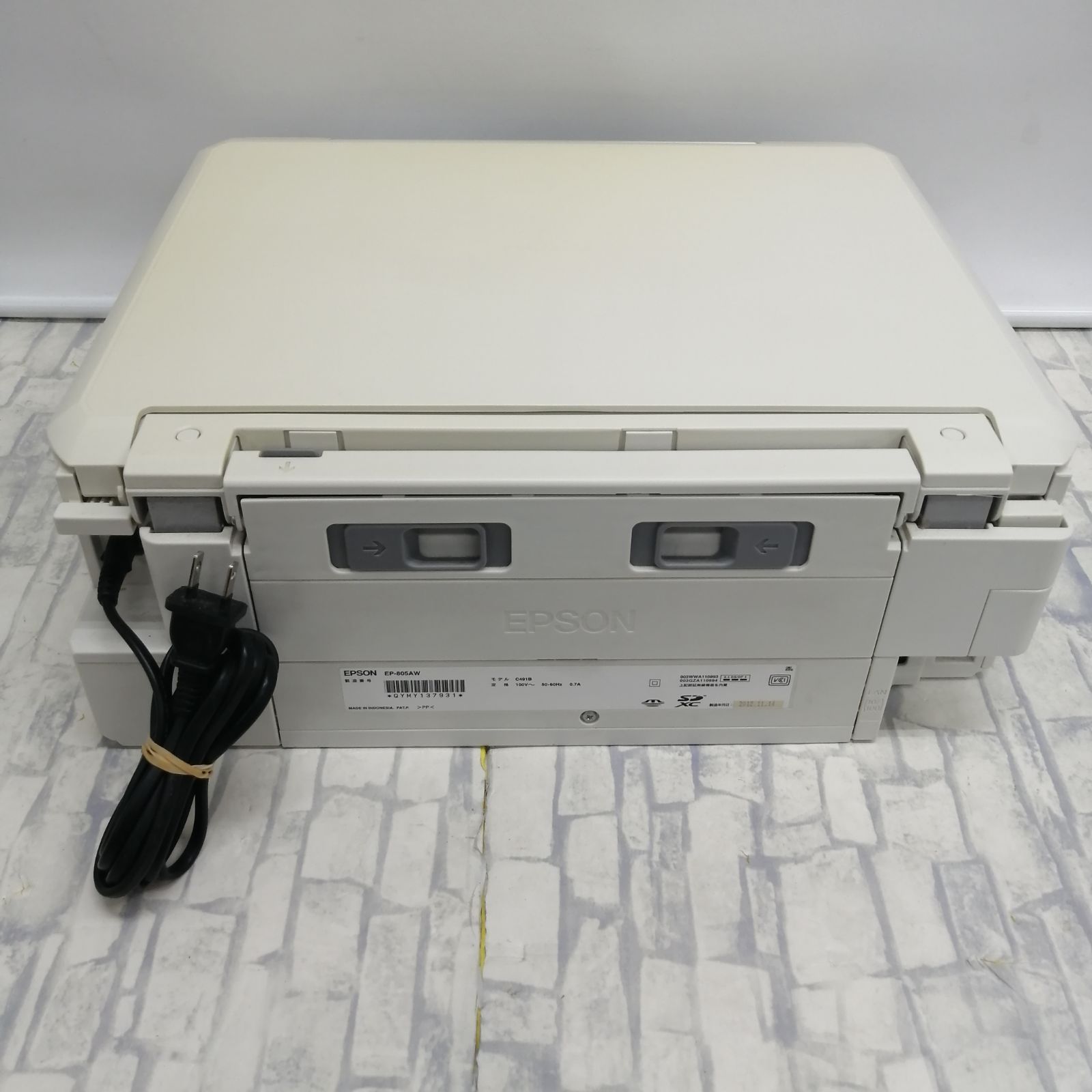 EPSON　EP-805AW ジャンク EPSON EP-805AW インクジェットプリンター 本体ジャンク品 - メルカリ