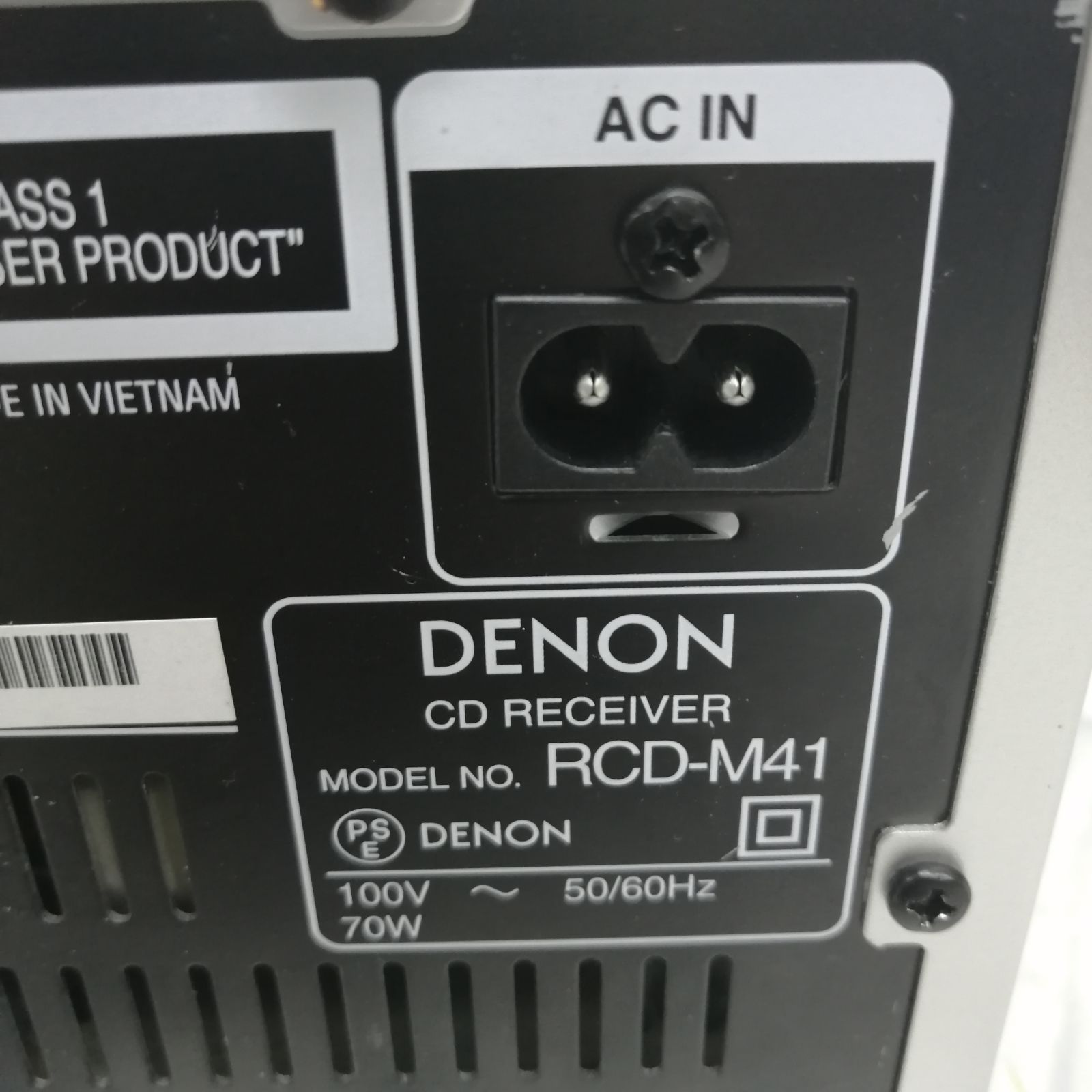 ジャンク】DENON CDレシーバー RCD-M41 M2166-hhr2y - メルカリ