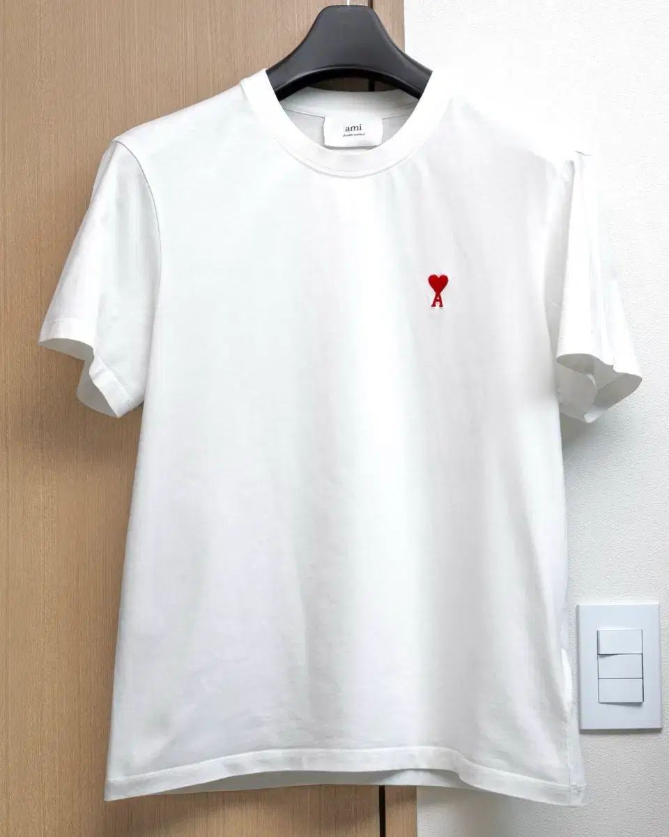 アミ スモールハート 半袖 Tシャツ 白 L