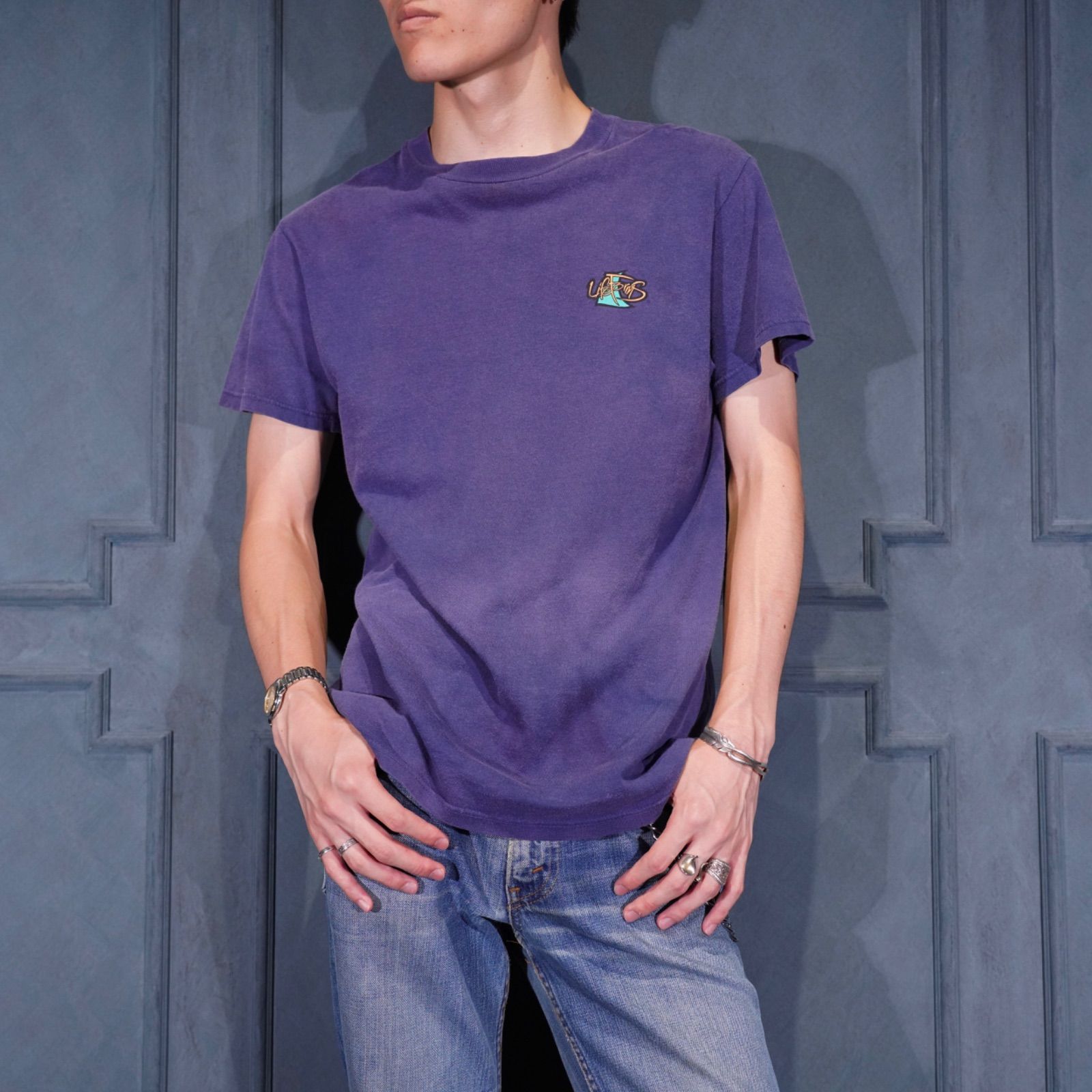90’s USA VINTAGE LifeForms DINOSAUR DESIGN TSHIRT/ /90年代アメリカ古着恐竜デザインTシャツ