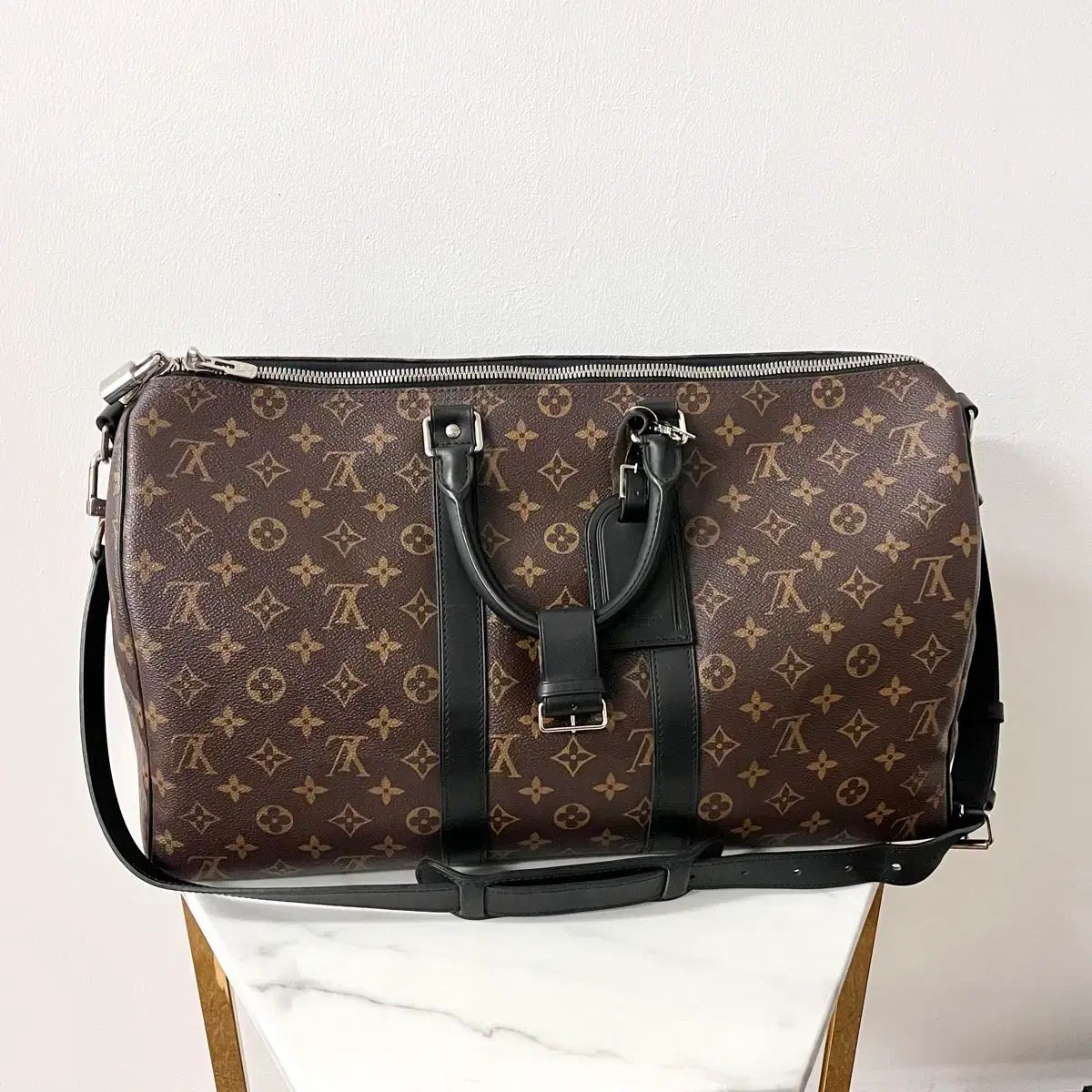 S級/正規品 Louis Vuitton ルイヴィトン キーポル 45 バンドリエール モノグラム マカサー バッグ