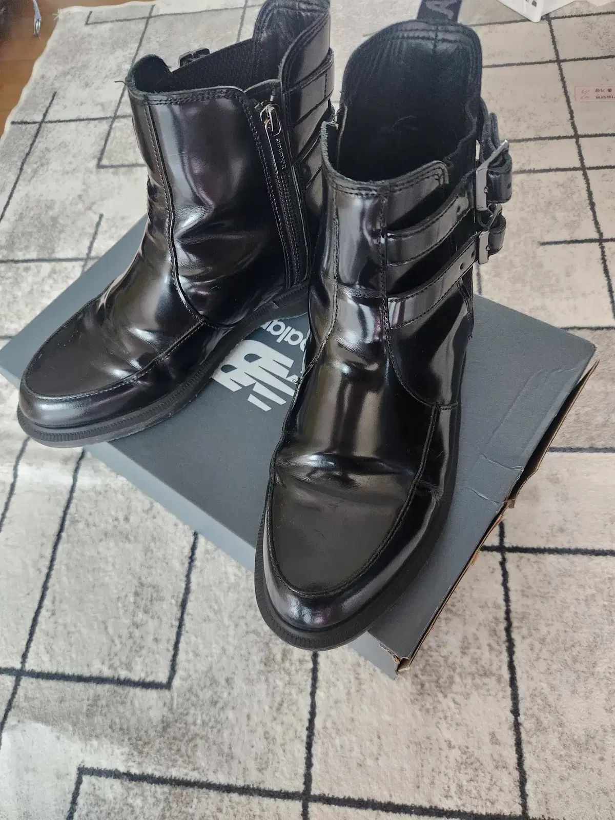 DR. MARTENS ドクターマーチン フローラ バックル チェルシー ブーツ UK8