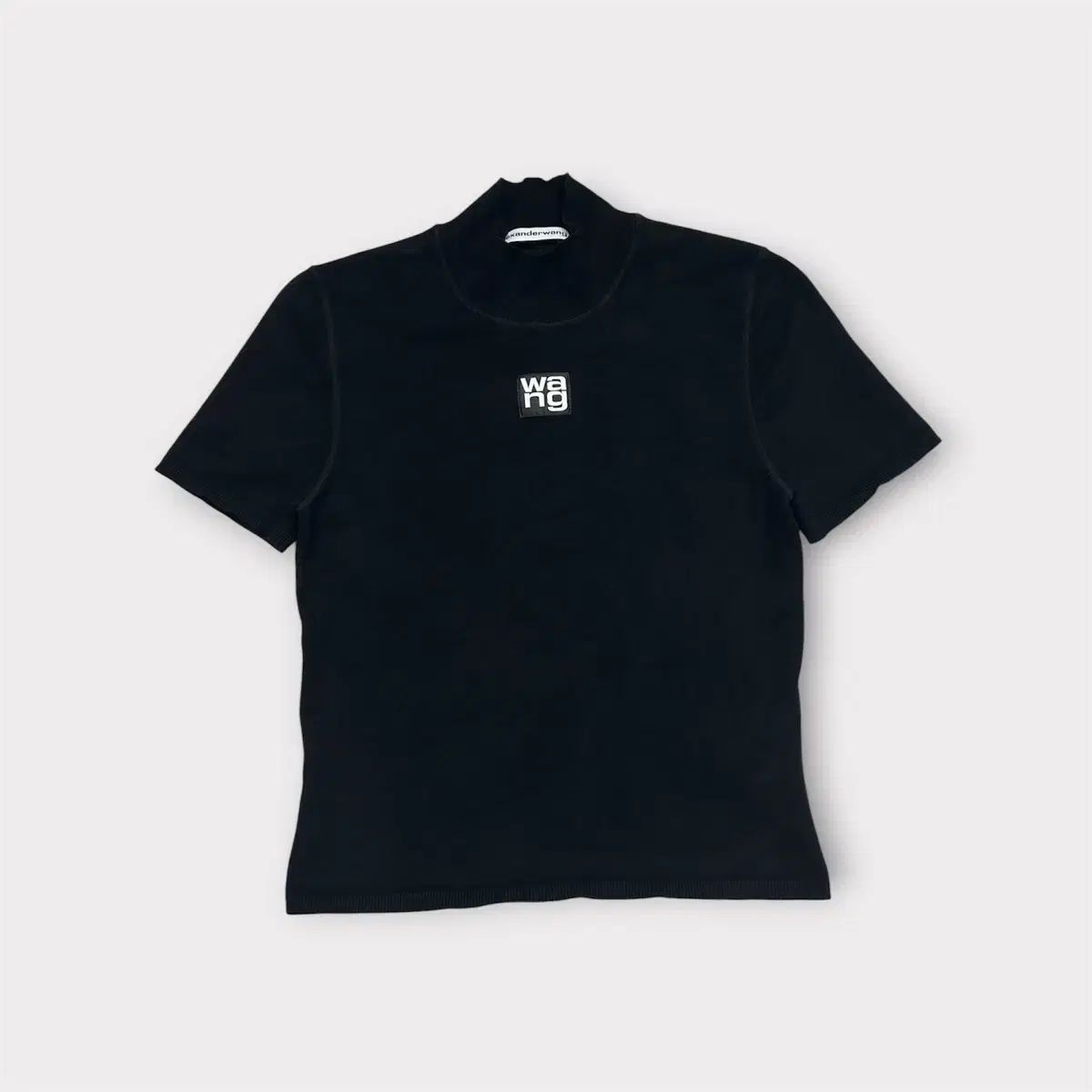 S Alexander Wang アレキサンダーワング ロゴ パッチ モクネック 