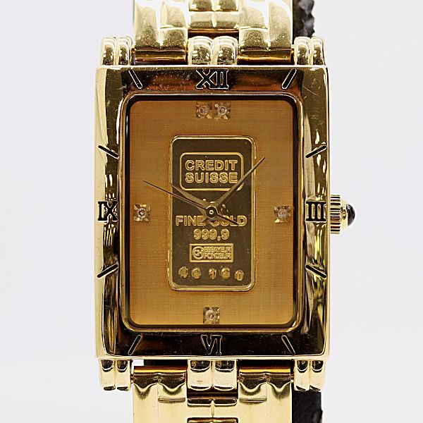 ELGIN GOLD エルジン ブランド腕時計 純金バー入 ジャンク 【4203