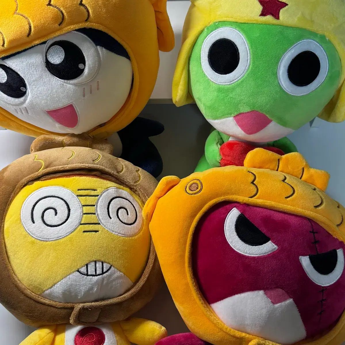 ケロロタママクルルギロロ たい焼き ぬいぐるみ セット 30cm