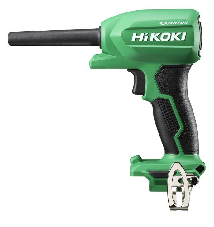 HiKOKI(ハイコーキ) 10.8V 充電式 エアダスター 小型 軽量 高風速87m/s 無段階風速調整機能付き 蓄電池・充電器別売り RA12DA (NN) グリーン/
