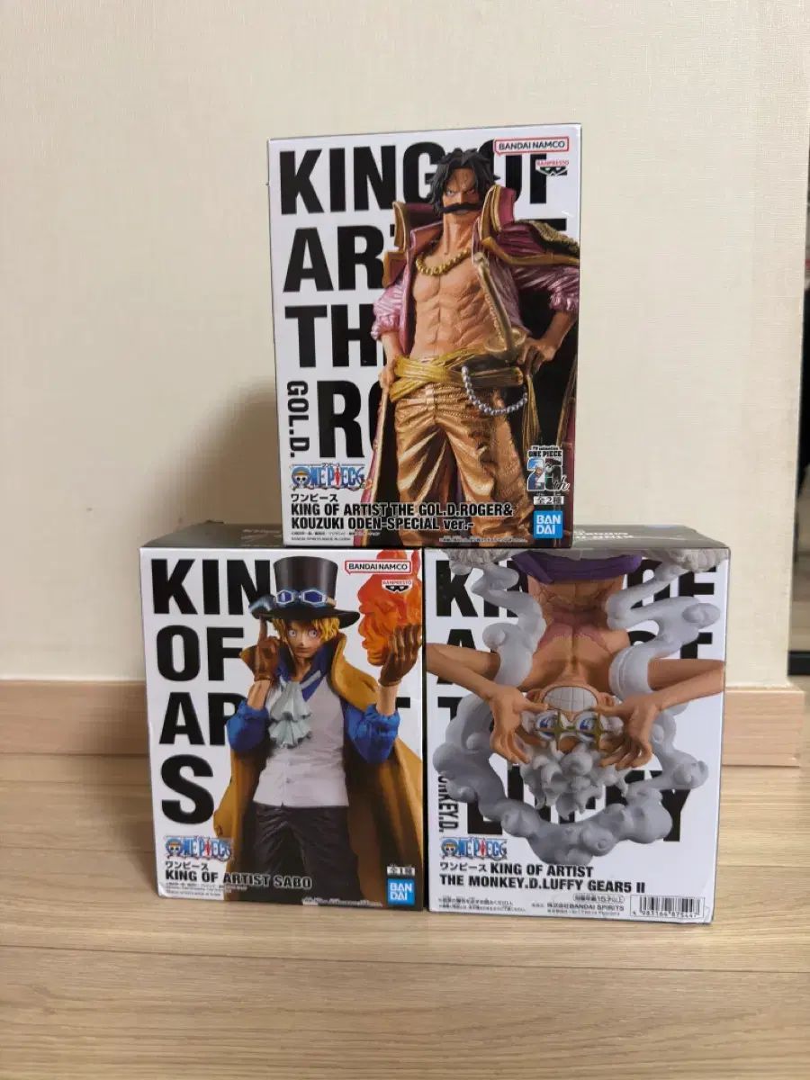 ONE PIECE フィギュア King of Artist 3種 まとめ出品