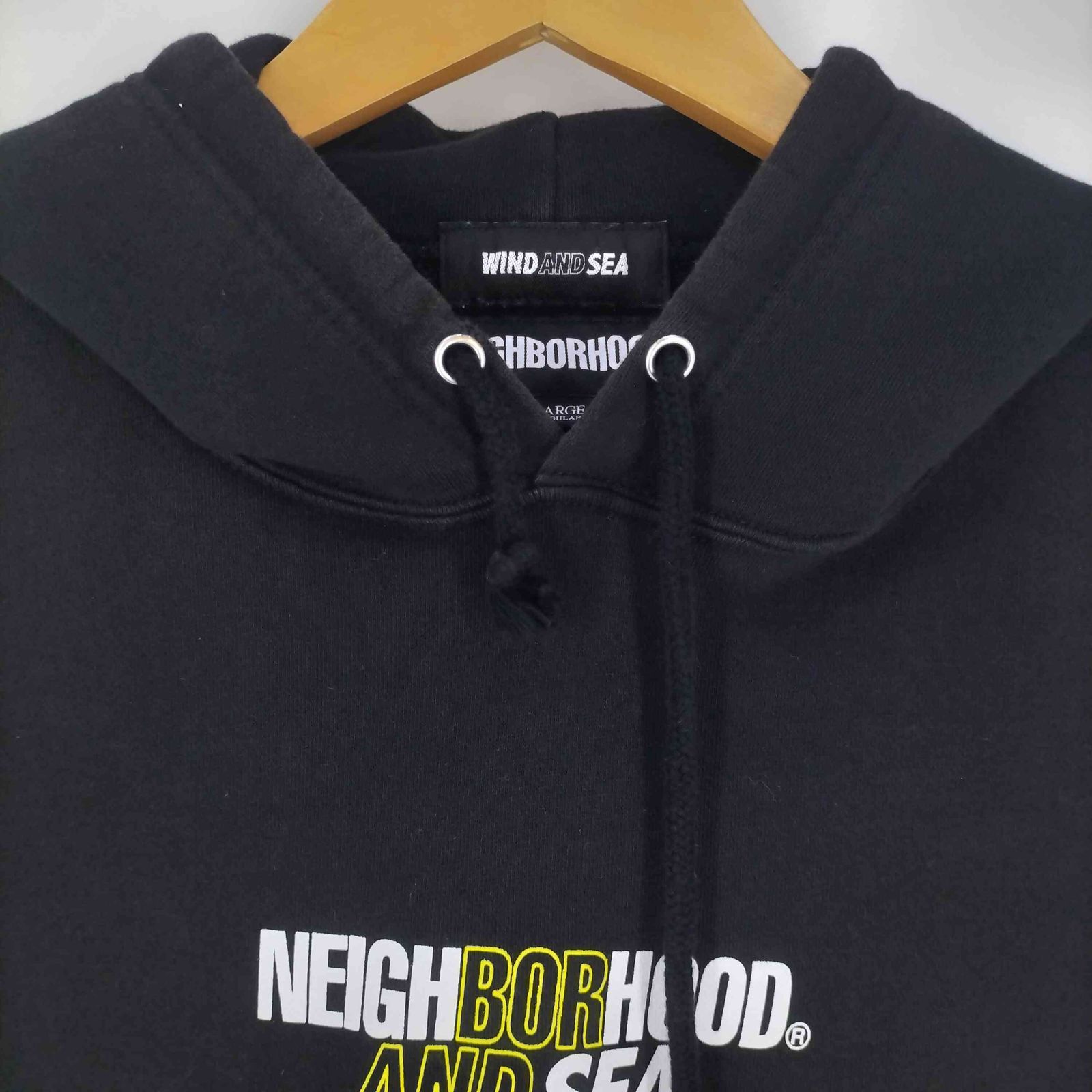 ネイバーフッド NEIGHBORHOOD バックプリント コラボ プルオーバー 
