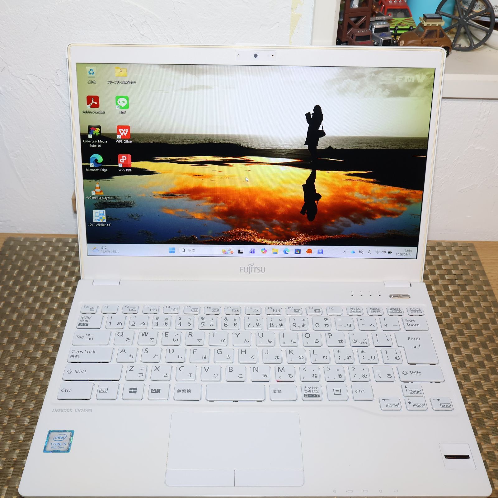 人気の白！Win11正式対応i5/メ8GB/SSD+HDD/DVD/カメラ/無線 人気の白
