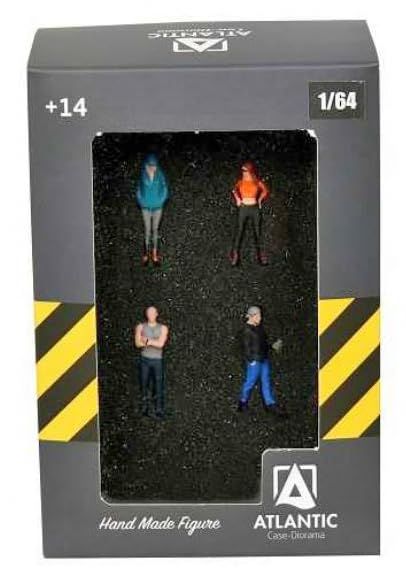新品 京商 (Kyosho) ATLANTIC CASE 1/64スケール フィギュアセット デイリー・ライフ (4体) ATL64002