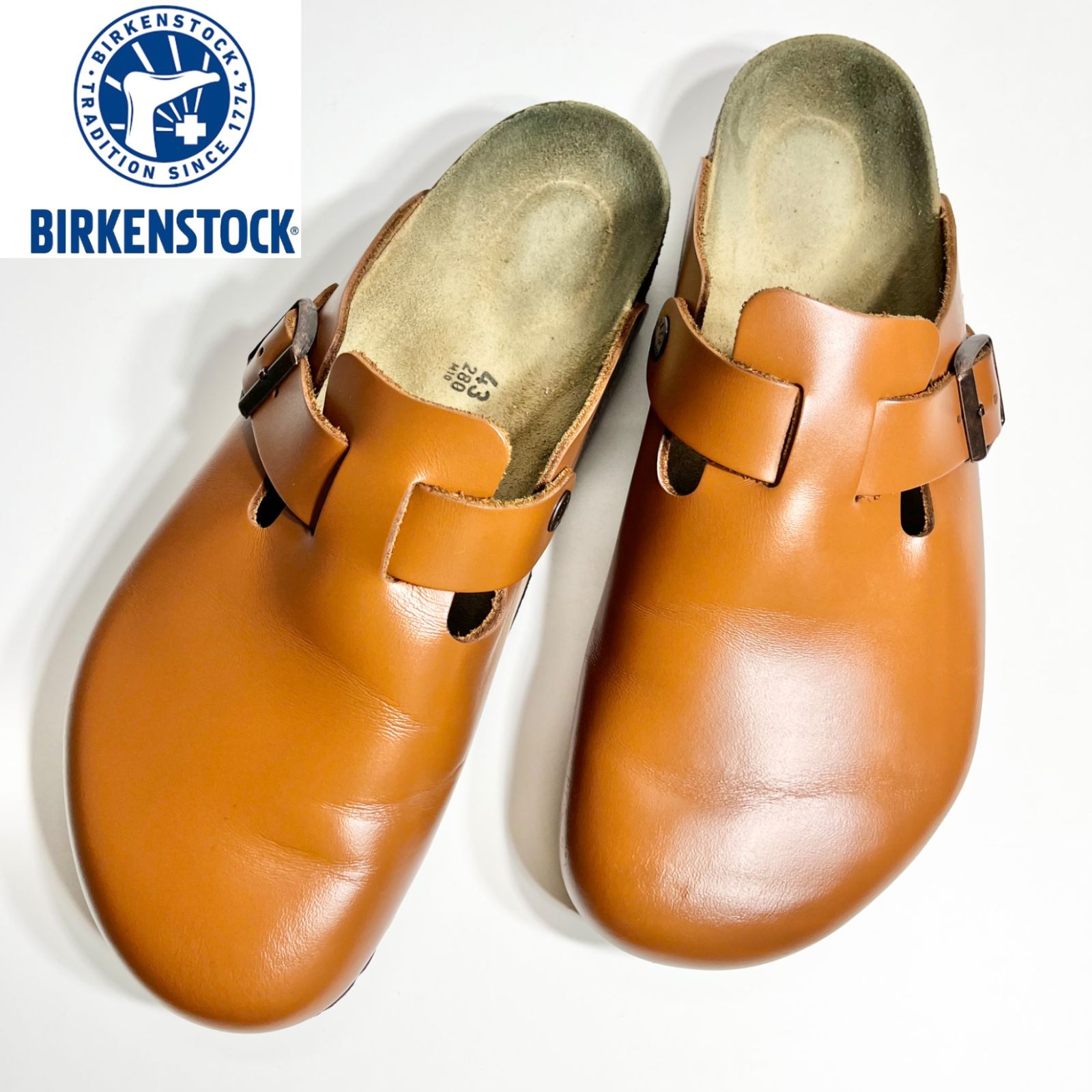 BIRKENSTOCK ビルケンシュトック ボストン 43 ジンジャーブラウン