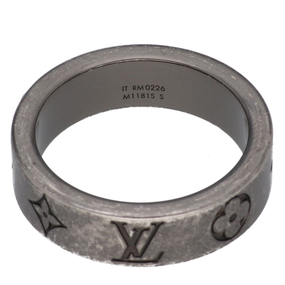 中古】 LOUIS VUITTON ルイヴィトン リング・LV モザイク シン M1181 