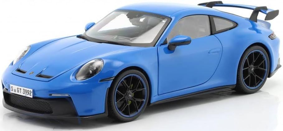 新品 Maisto 1/18 ポルシェ 911 GT3 2022 ブルー 完成品