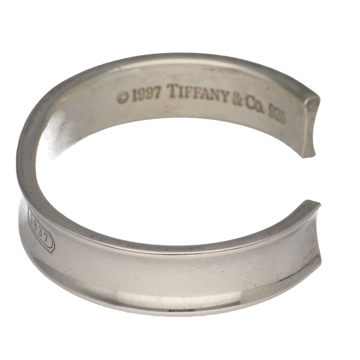 中古】 Tiffany＆Co ティファニー 1837 バングル SV925 シルバー
