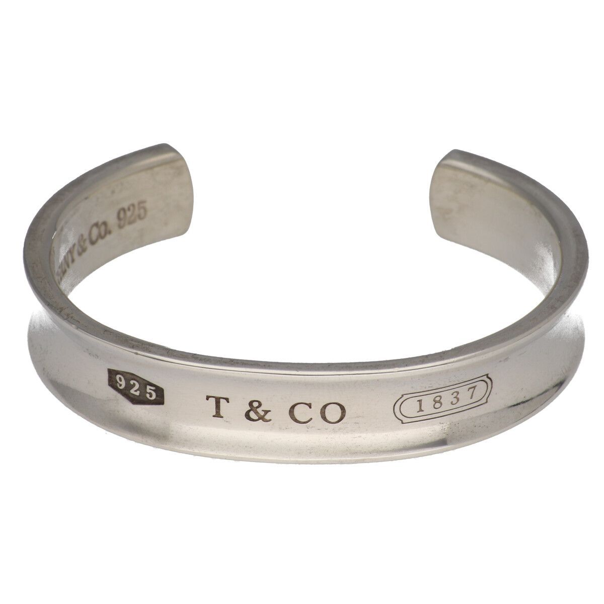 中古】 Tiffany＆Co ティファニー 1837 バングル SV925 シルバー