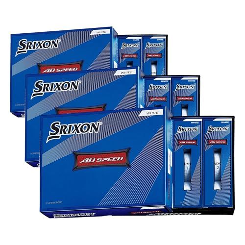 ダンロップ ゴルフボール SRIXON AD SPEED 2022年モデル ホワイト/