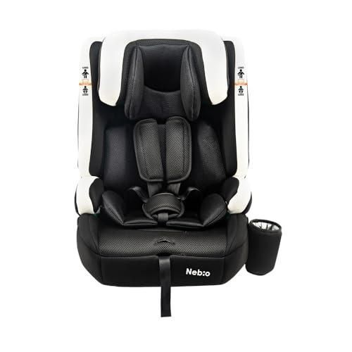 Nebio ネビオ【R129適合/ISOFIX固定 1歳から12歳 ロングユース 保温保冷ドリンクホルダー付き】ジュニアシート 長く使える 洗え