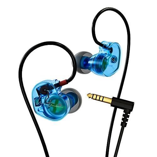 Maestraudio MA910SB アクアブルー [4.4mmバランス専用 グラフェンコートダイナミックドライバー&パッシブ型セラミックコー