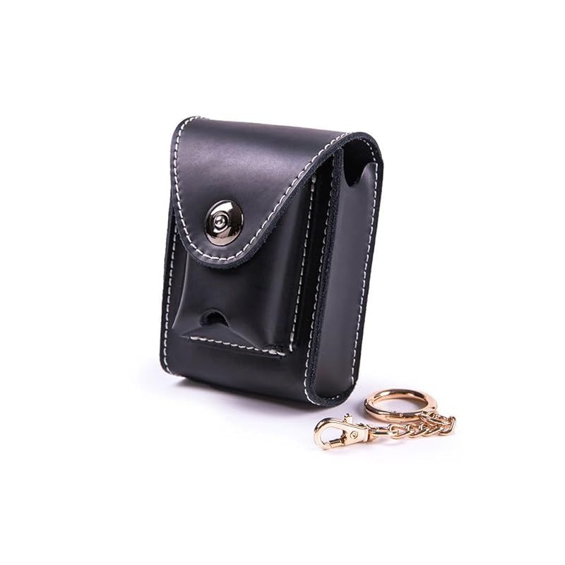 【新品】 Whatna天 然牛革 小銭入れ コインケース メンズ レディース 2way ミニサコッシュ カラビナポーチ ベルトループ ミニウエストバッグポーチ タバコ入れ タバコポーチ 厚 手 本革 カラビナ付き イヤホン収納ケース FA-3 (A) 0