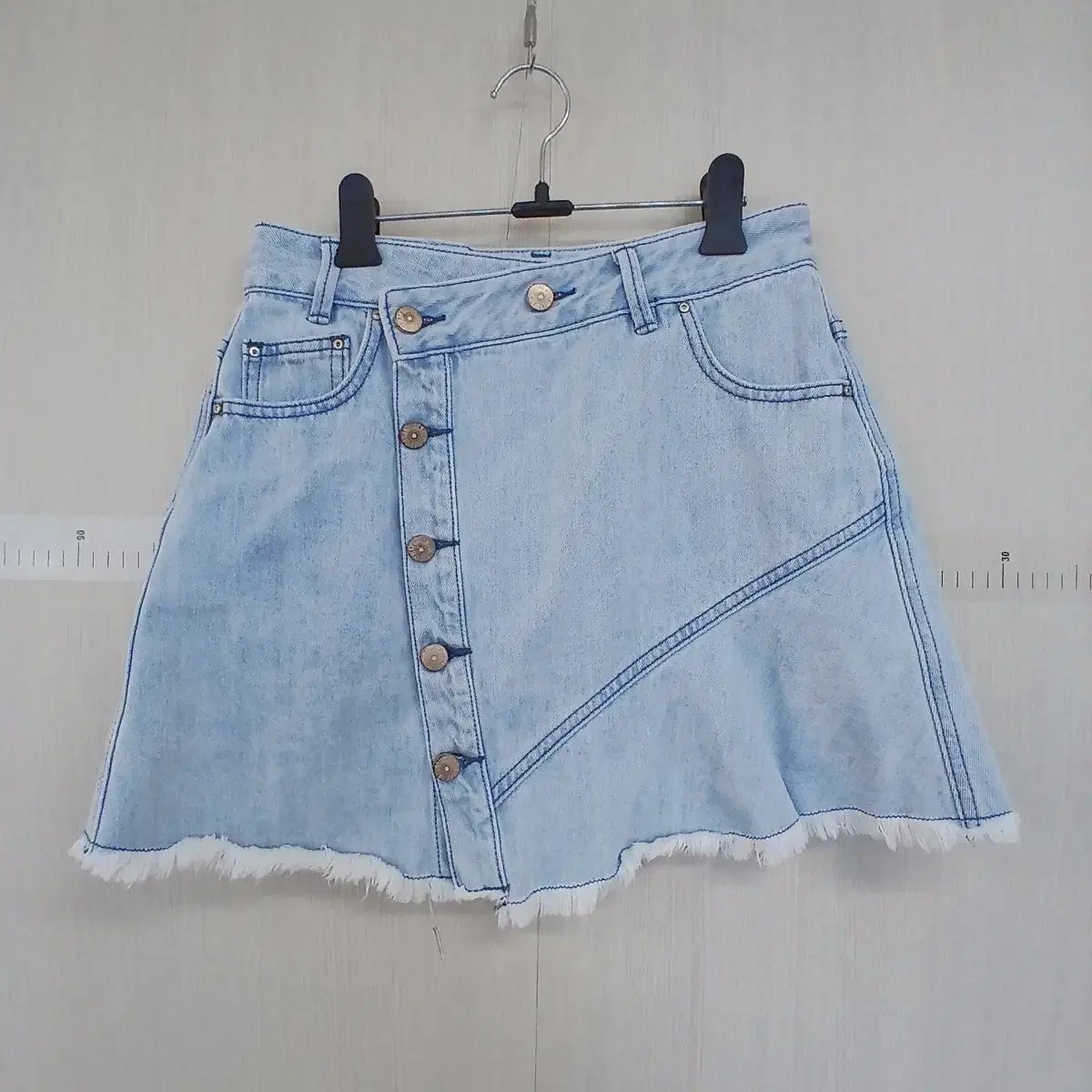Jucy Judy ジュシジュディ デニムスカート Aライン ボタン付きスカート