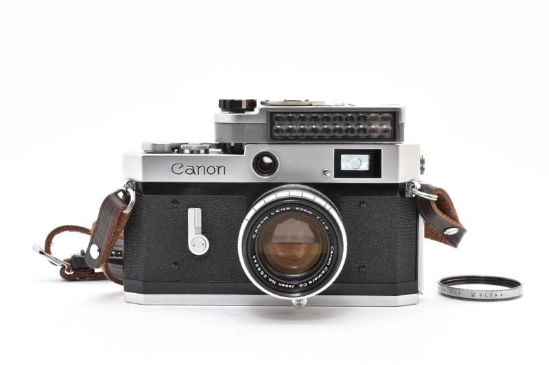 【実用光学美品】Canon キャノン P型 / 50mm 1.8 露出計付きレンズキット レンジファインダー フィルムカメラ 希少な光学美品 #4119-3