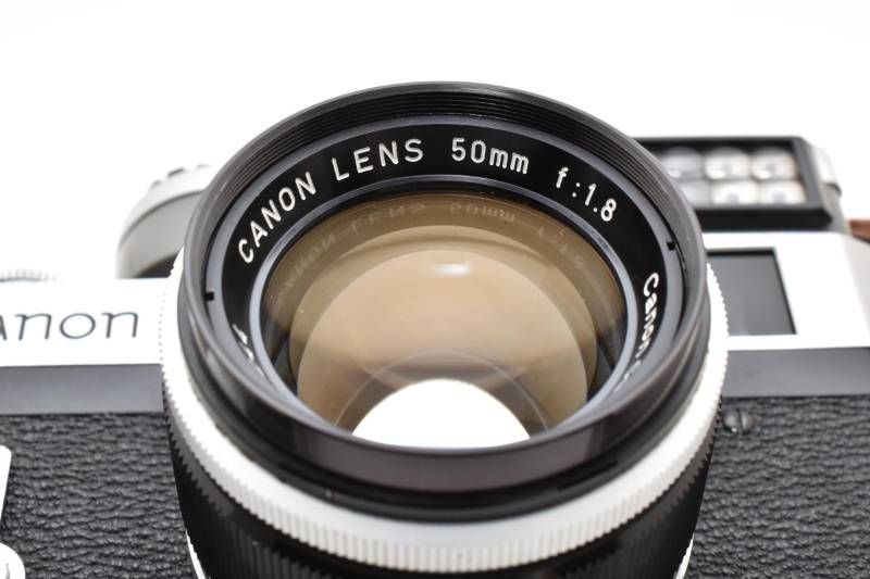 実用光学美品】Canon キャノン P型 / 50mm 1.8 露出計付きレンズキット