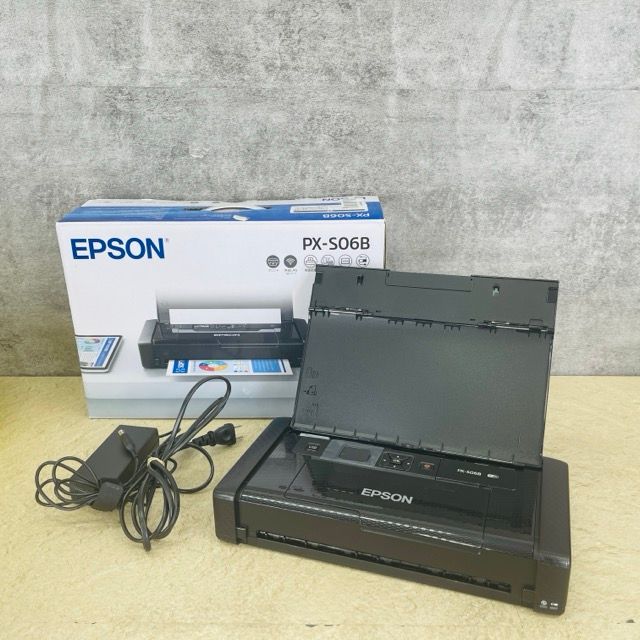 美品 エプソン A4モバイルインクジェットプリンター モバイルプリンター【中古】動作保証 印刷枚数1枚 048056/23803