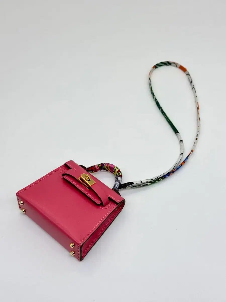エルメス ミニケリー チャーム ピンクゴールド金具 ツイリー レアモデル