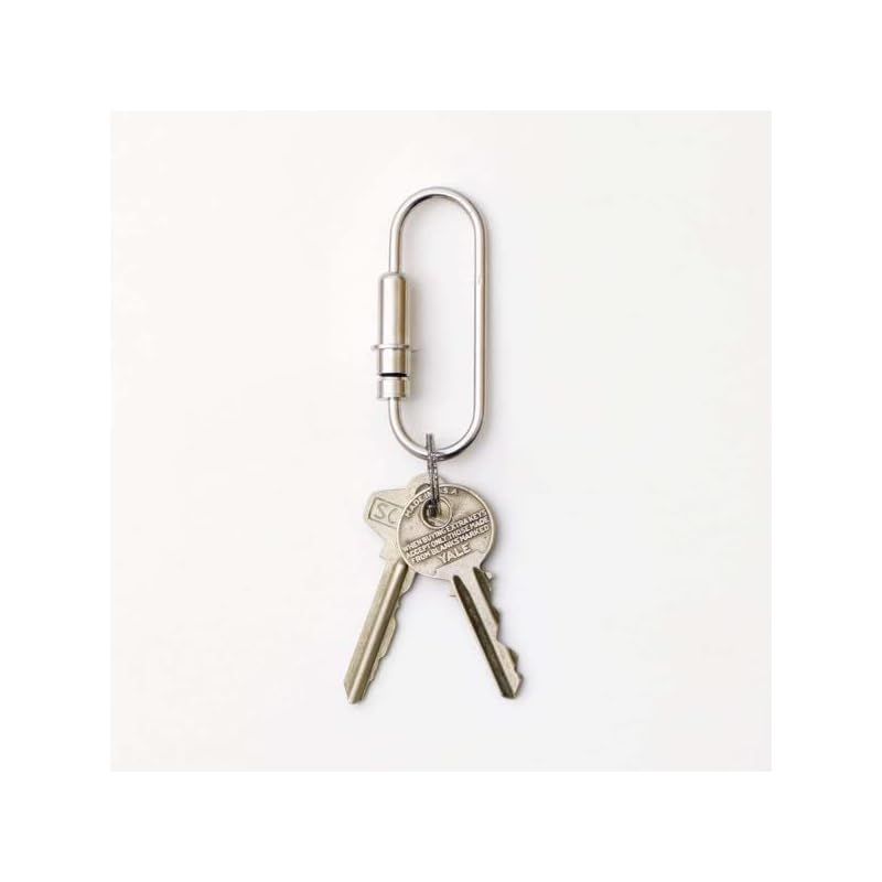 【新品】 [CANDY DESIGN&WORKS] Bullet Carabiner バレット カラビナ (A) Nickel 0