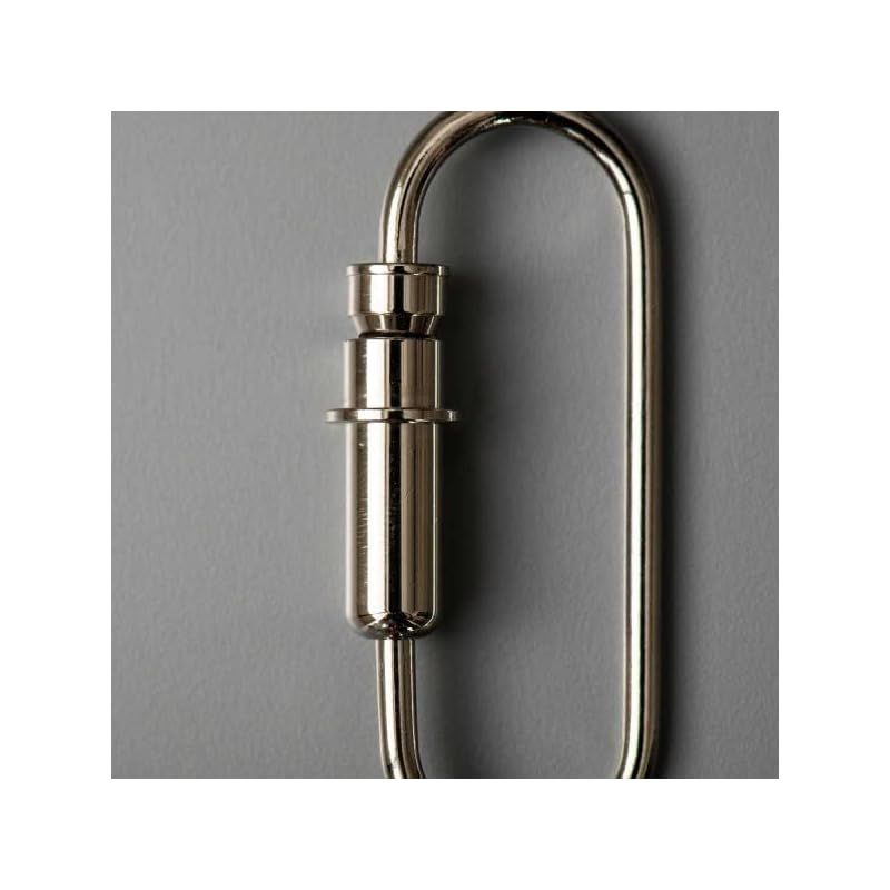 【新品】 [CANDY DESIGN&WORKS] Bullet Carabiner バレット カラビナ (A) Nickel 0