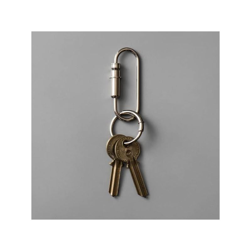 【新品】 [CANDY DESIGN&WORKS] Bullet Carabiner バレット カラビナ (A) Nickel 0
