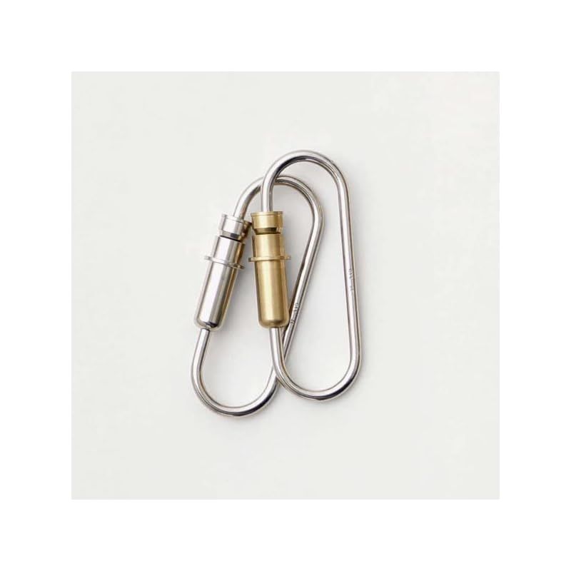 【新品】 [CANDY DESIGN&WORKS] Bullet Carabiner バレット カラビナ (A) Nickel 0