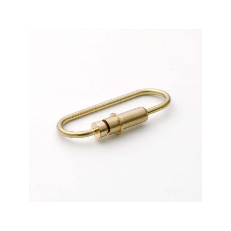 【新品】 [CANDY DESIGN&WORKS] Bullet Carabiner バレット カラビナ (A) Nickel 0