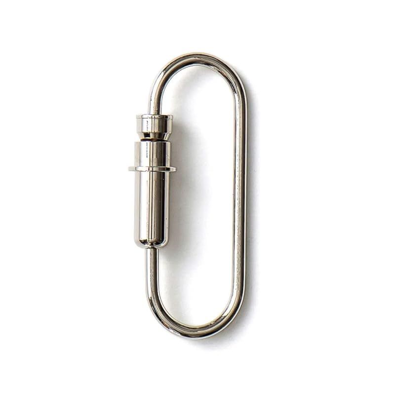 【新品】 [CANDY DESIGN&WORKS] Bullet Carabiner バレット カラビナ (A) Nickel 0