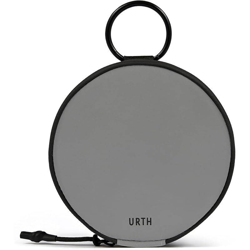 【新品】 Urth レンズフィルターポーチ ４枚用 (軽量/防水/パッド入り) 円形 ケース フィルター径95mmまで対応カメラ ポーチ カラビナ付き 持ち運び 旅行 0