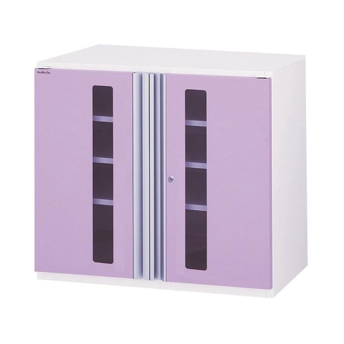 【新品・2営業日で発送】アズワン アルティア中段両開きユニット 900×498×795mm NM-900D 1台